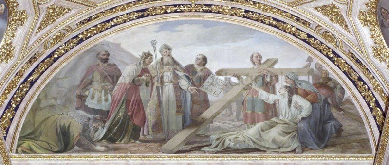 L'Invenzione della Croce - 1962-63 - affresco - Cattedrale di S. Alessandro - (BG)